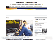 Tablet Screenshot of precisiontransmissions.com